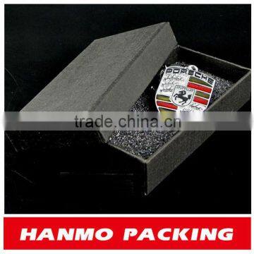 custom black square flat box for keychain wholesale