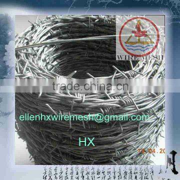 PVC Coated And Galvanized Barbed Wire (Factory)