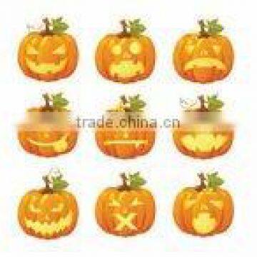 promotion halloween night glowing stickers/festival party supplies