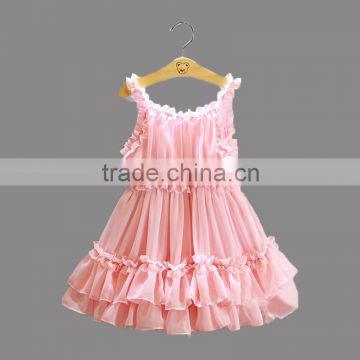 The Most Popular special one-piece knitwear casual dress, peach elegant girls ruffle wedding dress, kids prom gown dress party