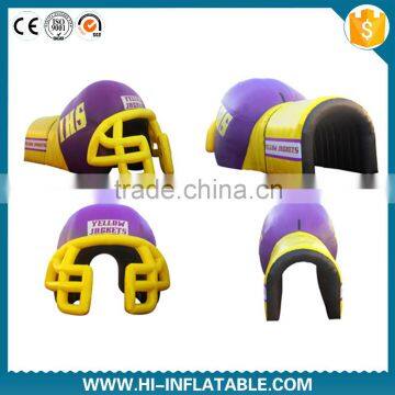 Fantasty Inflatable Tunnel/Inflatable football helmet tunnel /inflatable football tunnel tent