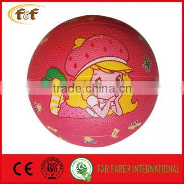 OEM rubber basketball / Excellent printing basketball