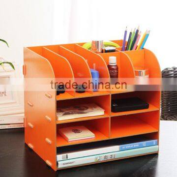 Hight Quality Wood Desk Organizer office Foldable Storage Box                        
                                                Quality Choice