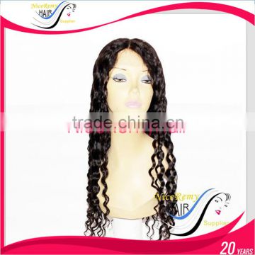 human brazilian hair curly full lace wig 28 inches