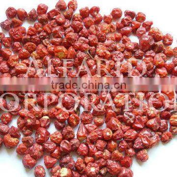 Dry Red Chilli Hot & Spicy Stemless Round Peppers in Pakistan