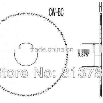 saw blades CW-BC CARBIDE slotters for HPC Blitz,Switch Blitz,CodeMax,Tiger SHARK key machine