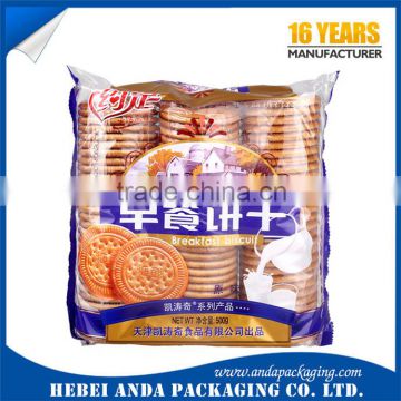 Custom Design Plastic Biscuit Bag/ Back Sealed Packaging Bags for Biscuit cookie packaging material                        
                                                                                Supplier's Choice