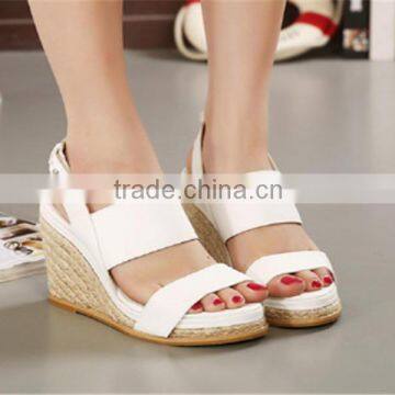 wholesale china women shoes high heels sexy New design women wedge sandals 