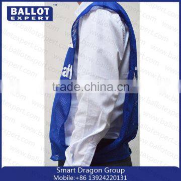 China Mesh Polyester Fluorescent Fabrics Custom Reflective Safety Vest in Competitive Price photo-3