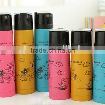 new designed vacuum flask thermos water bottle stainless steel cup