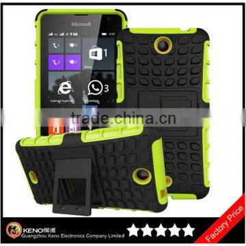 Keno Top Selling 2 In 1Silicone and PC Hybrid Case for Microsoft Lumia 430 Case