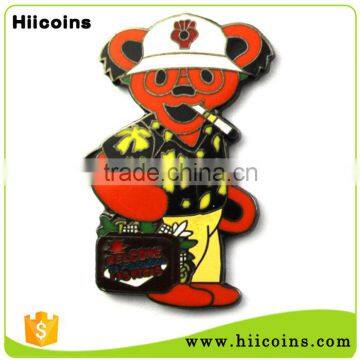 No Mold Cost Lightning Bolt Dancing Bear Metal Enamel Grateful Dead Lapel Hat Pin
