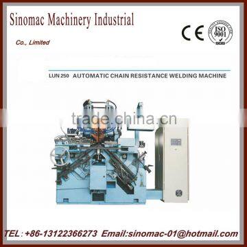 China Hot Sales LUN250 Automatic Chain Resistance Welding Machine