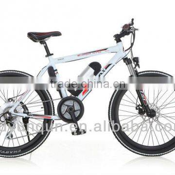 lithium battery mountain e-bike / mid/centre motor kit 250 electric bicycle /YQ-M2606A