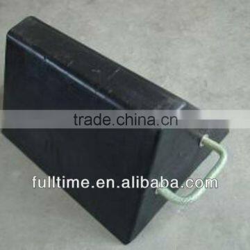 12kg ruber big wheel chock block for truck/car