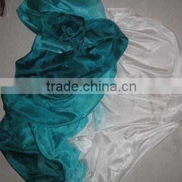 Hot selling belly dance silk veil rectangular belly dance veils are made of high quality light weight habotai silk.