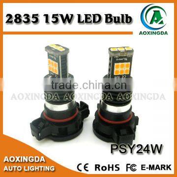 High power 2835 15 SMD Car PSY24W LED fog light driving light bulbs