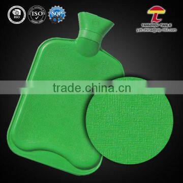 natural rubber hot water bag green large size