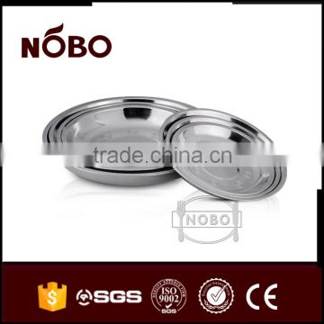 nobo factory supply stainless steel fast food tray