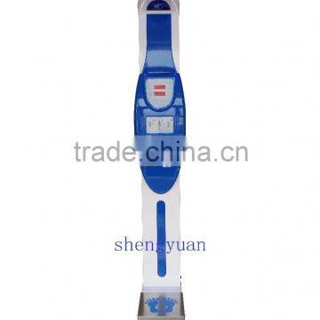 Digital coin operated height weight bmi machine/height weight bmi machine