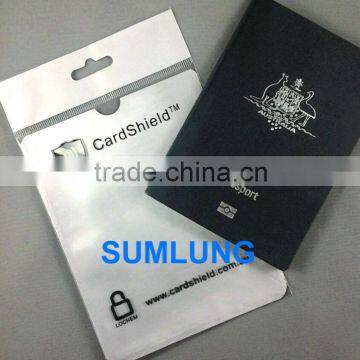 RFID Blocking Sleeve for USA Passport Protector Anti Scan ID Protection OEM Factory offer LOGO printing