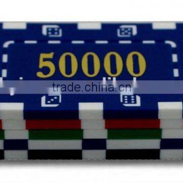 New Rectangular Chips Model,hot Stamping Value Rectangular Poker Chip photo-3
