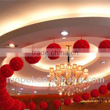 Soft and high quality artificial silk flower ball for party decoration