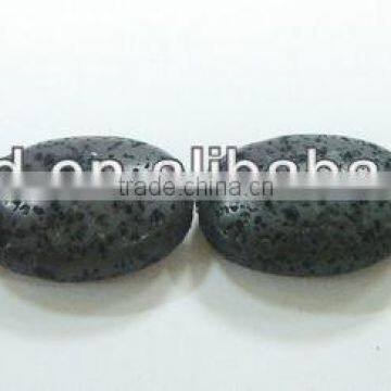 Wholsale high quality lava oval beads jewelry