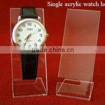 Single acrylic watch holder