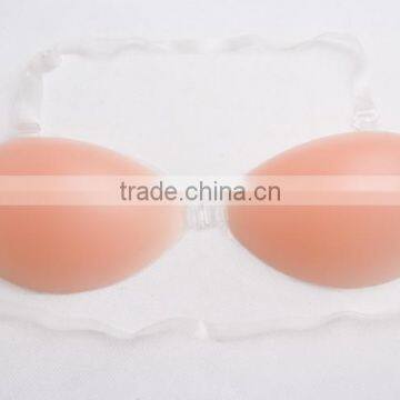 OEM Silicone Breast Cup Adhesive Girls Hot Sexy Front Clip Bra photo-4