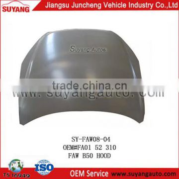 SUYANG FAW B50 metal engine hood shanghai auto parts