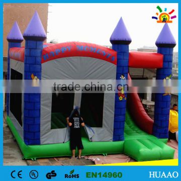 Snow white commercial inflatable bounce slide comboHACO010