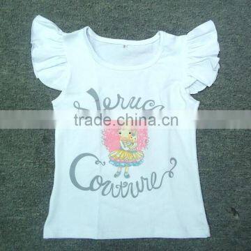 Custom Sweet Kids Sublimation t Shirt Baby Girls Cartoon T-shirt photo-3