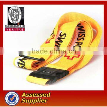 custom printing strong luggage webbing/belt/strap/lanyard