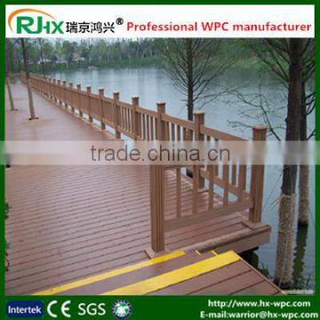 Outdoor fence panel with mositure-proof wood plastic composite material