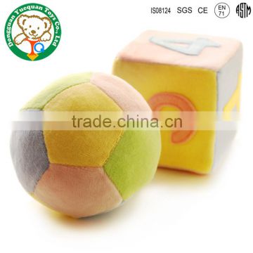 OEM factory Custom soft plush baby ball toy