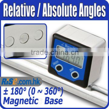 Digital Bevel Box Gauge Angle Protractor Slope Level Inclinometer