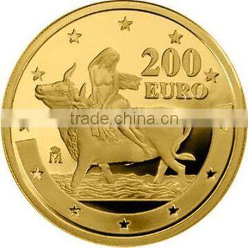 Customized Gold Bronze Silver high quality fake gold Coins