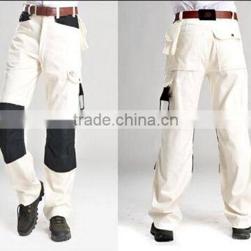 2015 new design cotton Double knee, intermediate can add pad work trousers