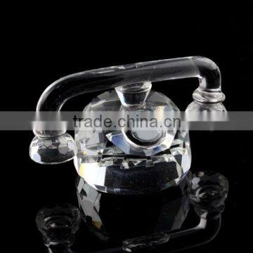 small crystal telephone sets figurines