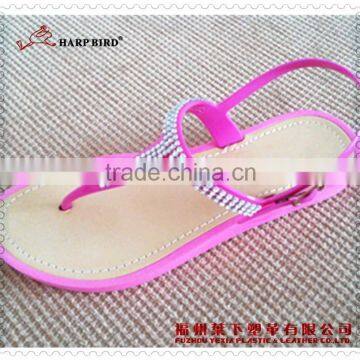 Lace up fancy sandals slipper
