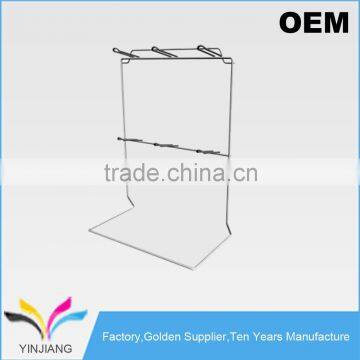 High Quality OEM Design Metal Wire Counter Hanging Gift Bag Display Stand photo-4