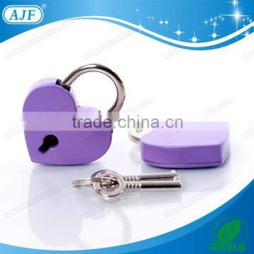 AJF love heart lock colorful heart lock for wedding