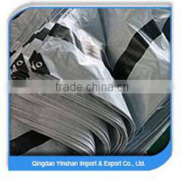 Make-to-order PE Tarp fabric wholesale tarpaulin with eyelet Striped Tarpaulin