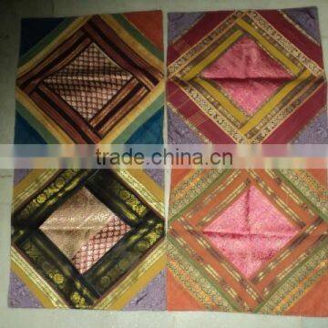 SAREE PATCHWORK 100 PCS CUSHION COVERS LOTS