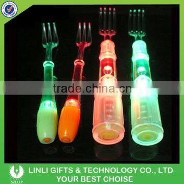 Plastic Light Up Flashing Led Tableware With Logo