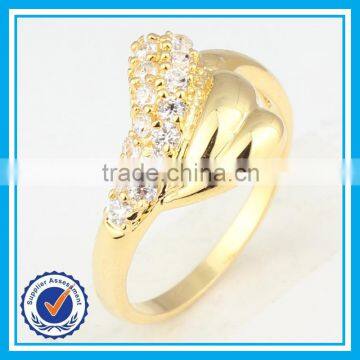 2015 New Arrival Fashion Gold Crystal Wedding Ring Israel