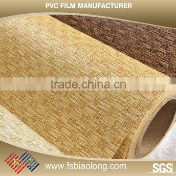 Embossed, Opaque Surface Treatment and Decorative Function PVC Film House Ceiling Design