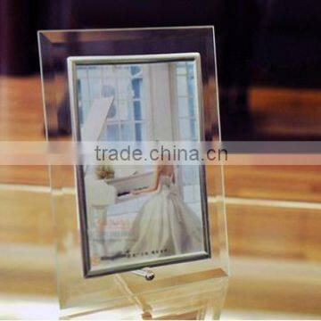 Custom Unique Double Heart Love Acrylic Photo Frame