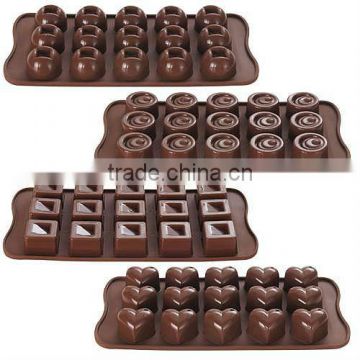 different designs silicone chocolate moulds